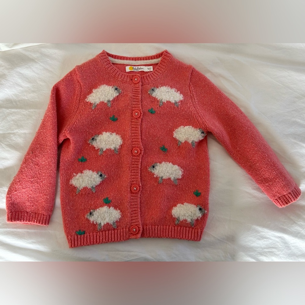 Baby Boden Embroidered Sheep Sweater 18-24 months